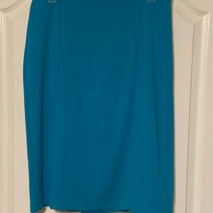 Blue Pencil Skirt